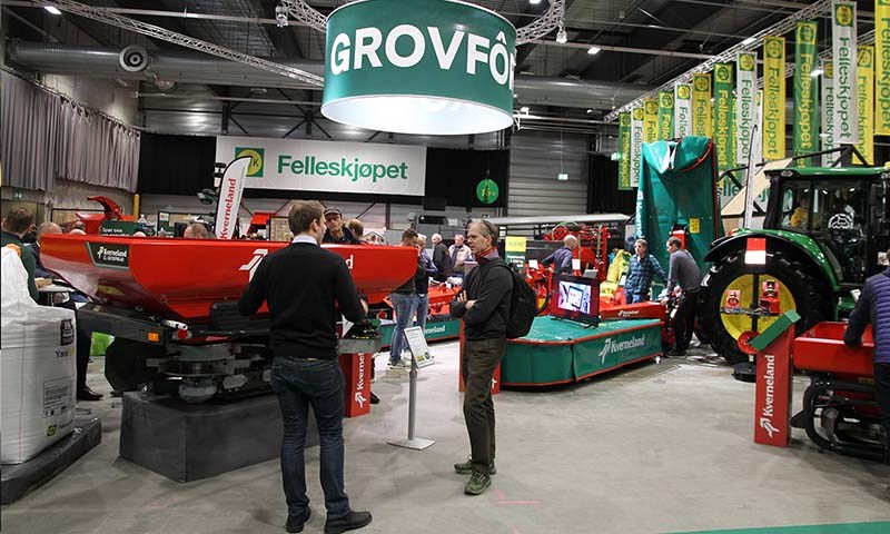 Fra Felleskjøpet sin messestand på Agroteknikk 2021