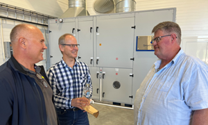 Ny energisparende korntørke