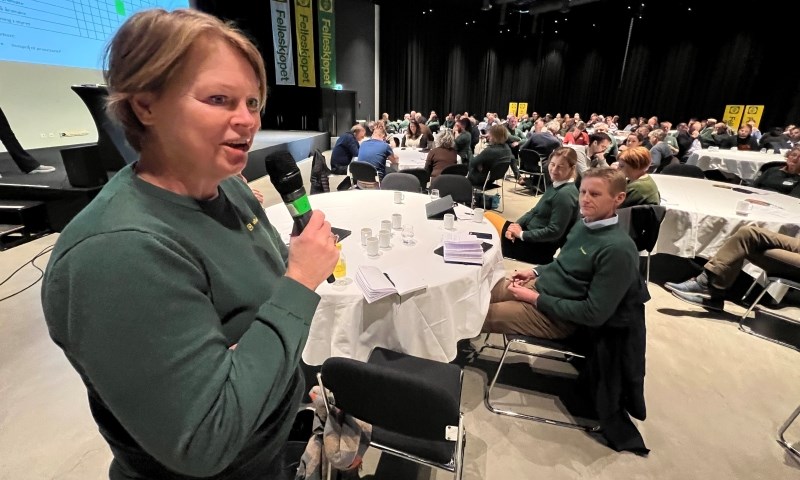 Anne foran tillitsvalgte