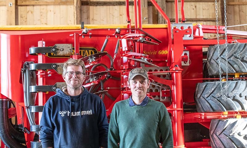 Stor kapasitet og jevn åker