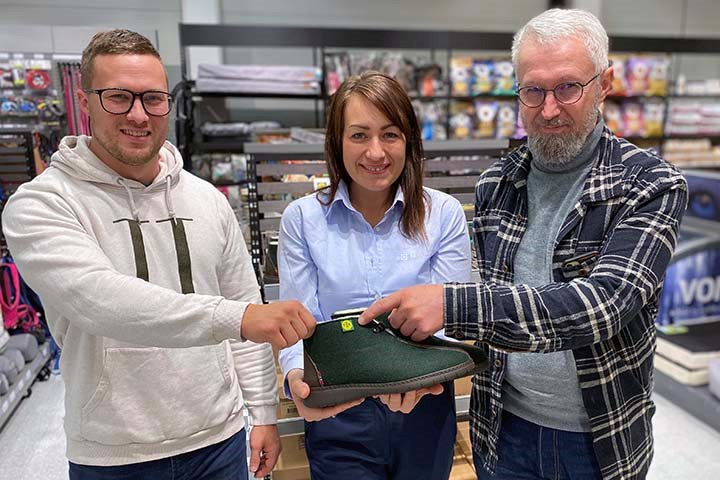Unikt samarbeid skapte grønn tøffel