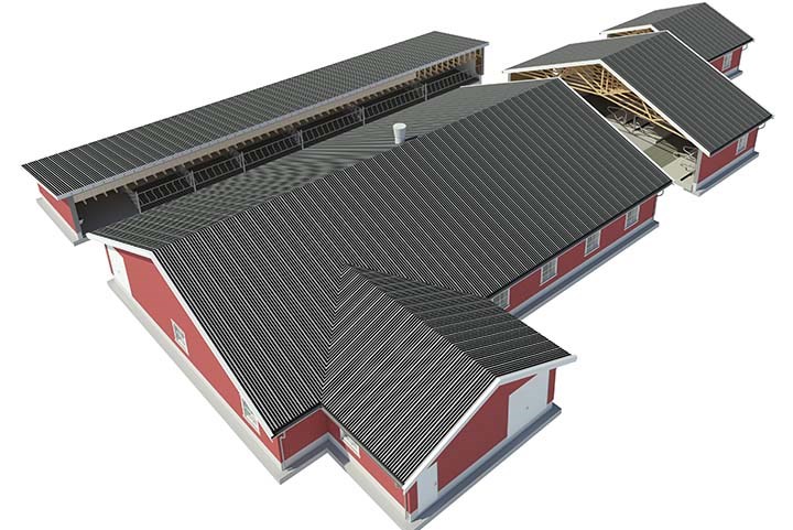 Lanserer modulfjøs for det framtidsretta bruket