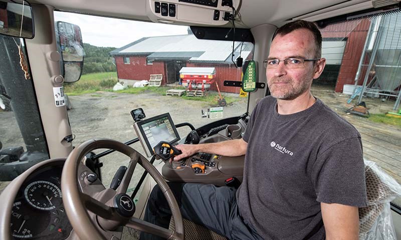 Slik ryddet Jøran i traktorparken