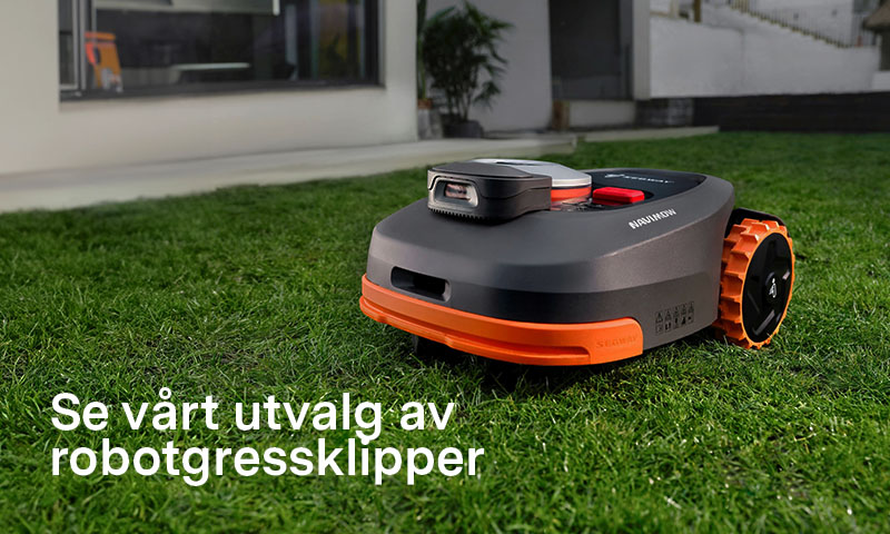 Se vårt utvalg av robotgressklipper