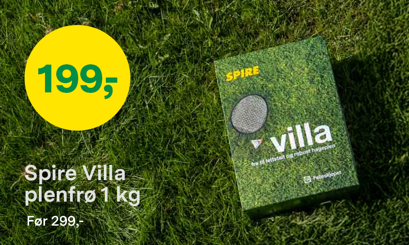 Spire Villa plenfrø nå 299,- nå 199,-