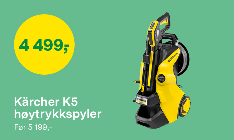 Høytrykkspyler K5 Power Control Flex før 5 199 kr nå 4 499 kr