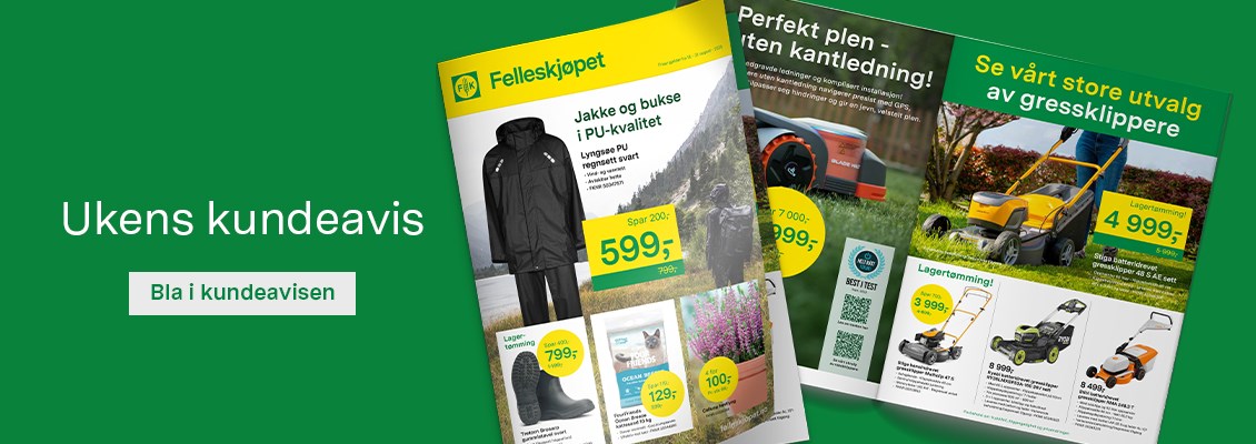 Klikk her for å bla i kundeavisen - gode tilbud og produkttips
