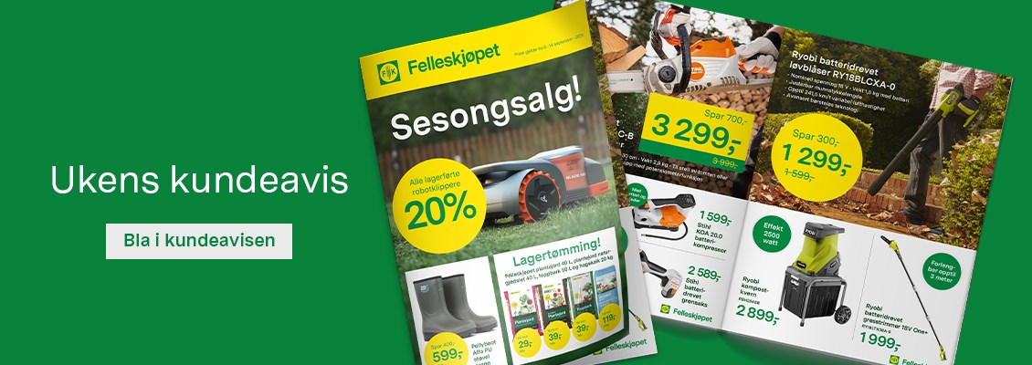 Klikk her for å bla i kundeavisen - gode tilbud og produkttips