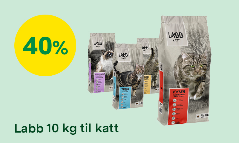 40% på Labb 10 kg til katt