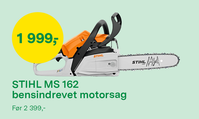 Stihl MS 162 motorsag før 2399,- nå 1999