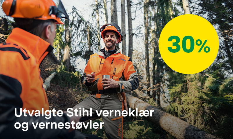 30% på utvalgte Stihl verneklær