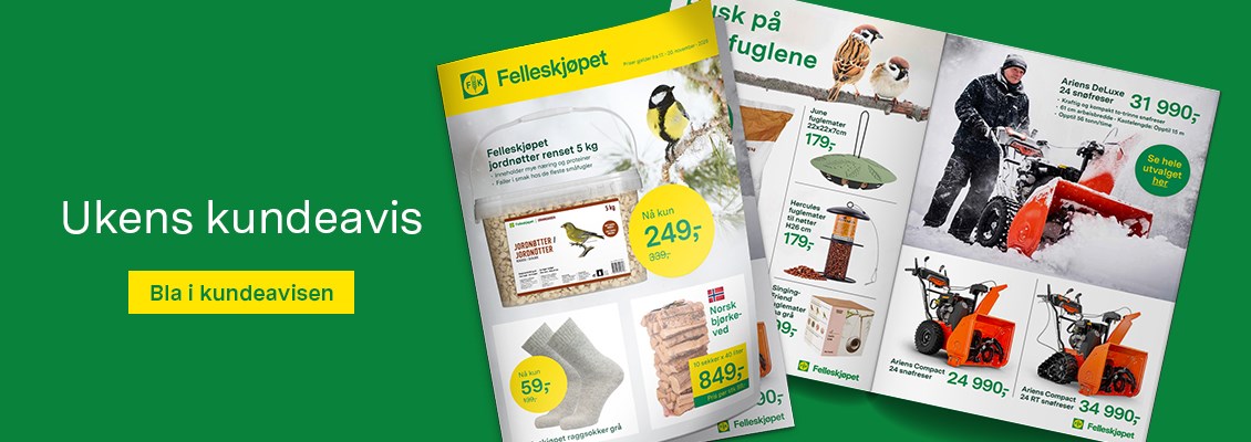 Klikk her for å bla i kundeavisen - gode tilbud og produkttips