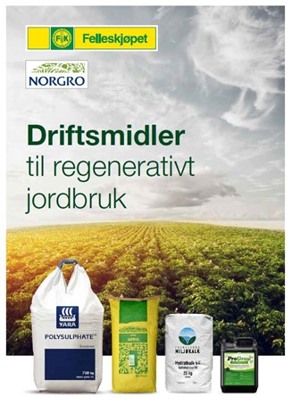 Driftsmidler til regenerativt jordbruk