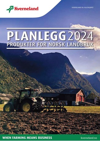 Planlegg 2024 fra Kverneland