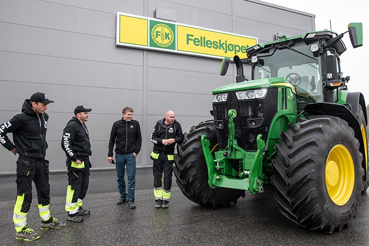 Sondre Kingen, Morten Tranaas, selger Aslak Veglo og Kjetil Kristiansen