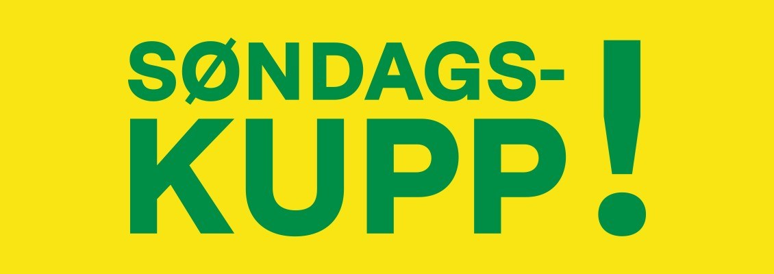 Gjør et søndagskupp i dag - klikk her