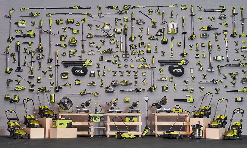 Ryobi One+ system, et batteri for alle verktøy