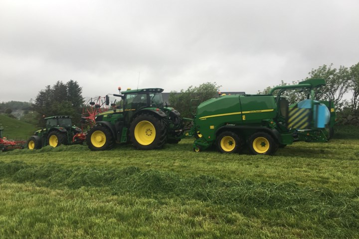 Den nye selvgående finsnitteren John Deere 8500i med 580 hk