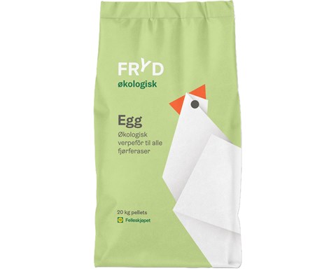 Økologisk egg 20 kg