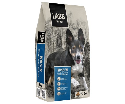 Hundefôr Voksen mellom- og stor rase 6 kg
