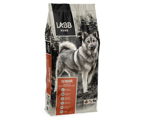 Hundefôr Senior mellom- og store hunder 15 kg