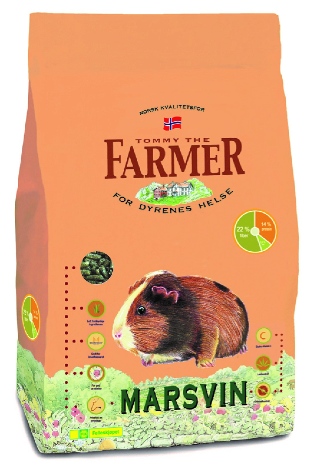 Marsvinfôr 2,5 kg