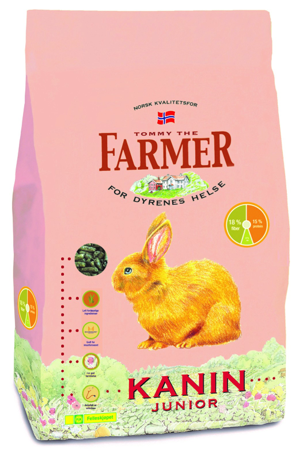 Kaninfòr junior 2,5 kg