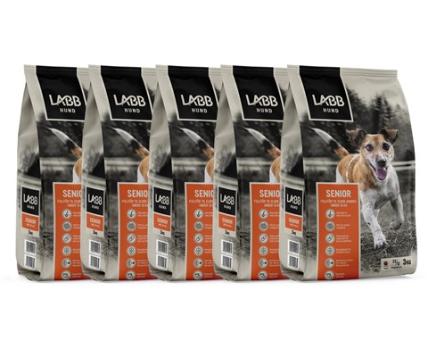 Hundefôr Senior små hunder 5x3 kg