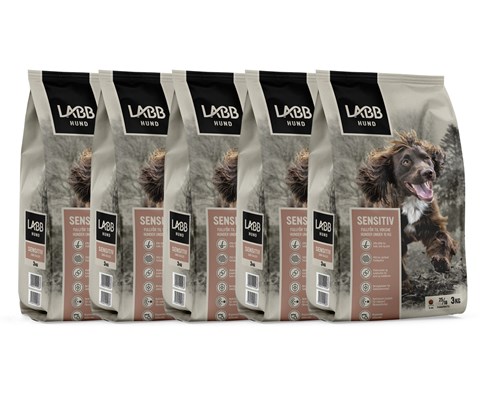 Hundefôr Sensitiv små raser 5x3 kg