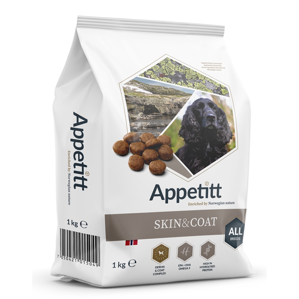 Hundefôr Skin & Coat 1 kg