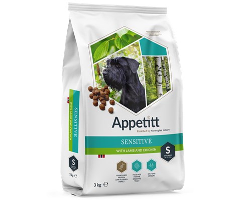 Hundefôr Sensitive Lamb & Chicken Small Breed 3 kg