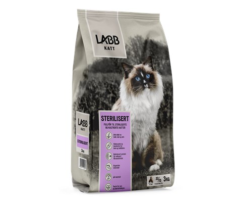 Kattemat Sterilisert 3 kg
