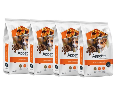 Hundefôr Maintenance Small Breed 4x3 kg