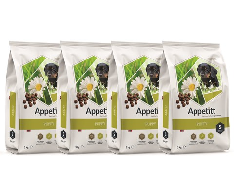 Hundefôr Puppy Small Breed 4x3 kg