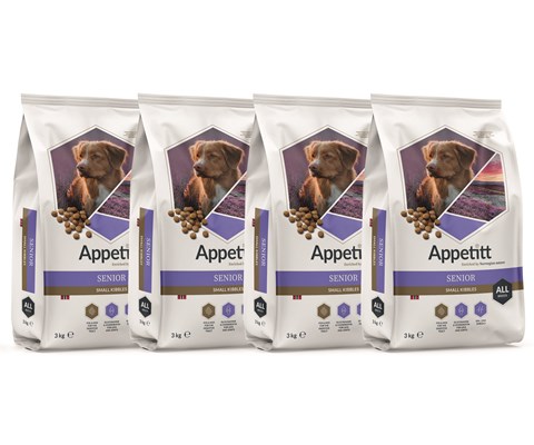 Hundefôr Senior 4x3 kg