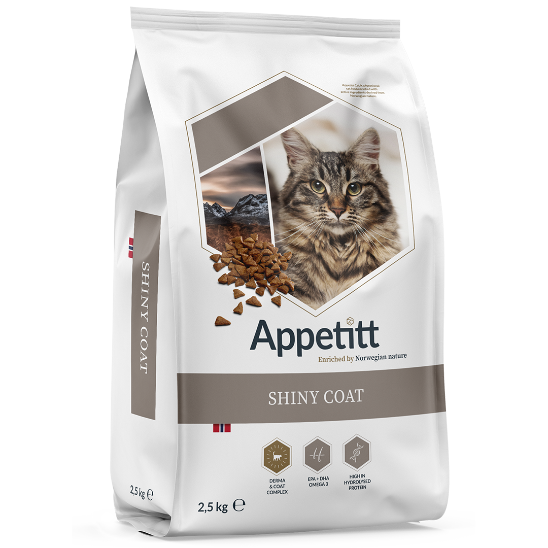 Kattemat Cat Shiny Coat 2,5 kg
