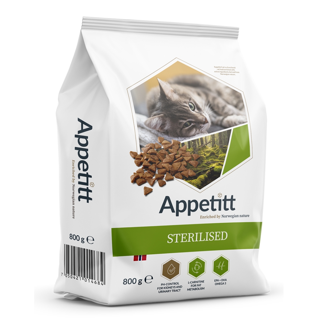 Kattemat Cat Sterilised 800 g