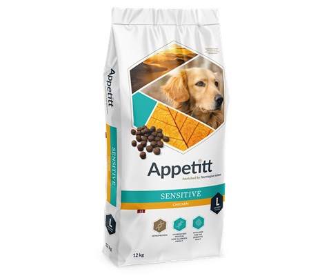 Hundefôr Sensitive Chicken Large Breed 12 kg