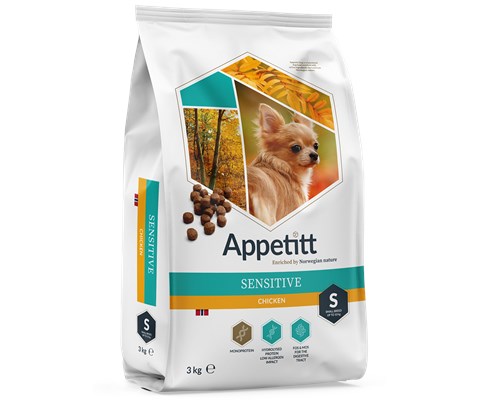 Hundefôr Sensitive Chicken Small Breed 3 kg