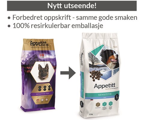 Hundefôr Sensitive Fish Large Breed 12 kg