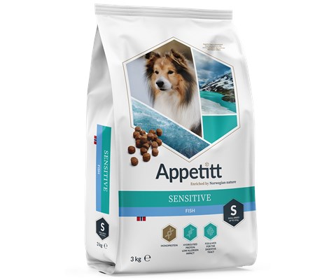Hundefôr Sensitive Fish Small Breed 3 kg