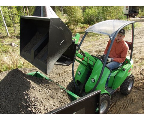 Høyttippende skuffe