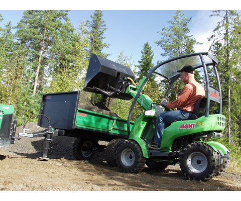 Høyttippende skuffe