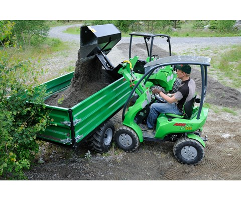 Høyttippende skuffe