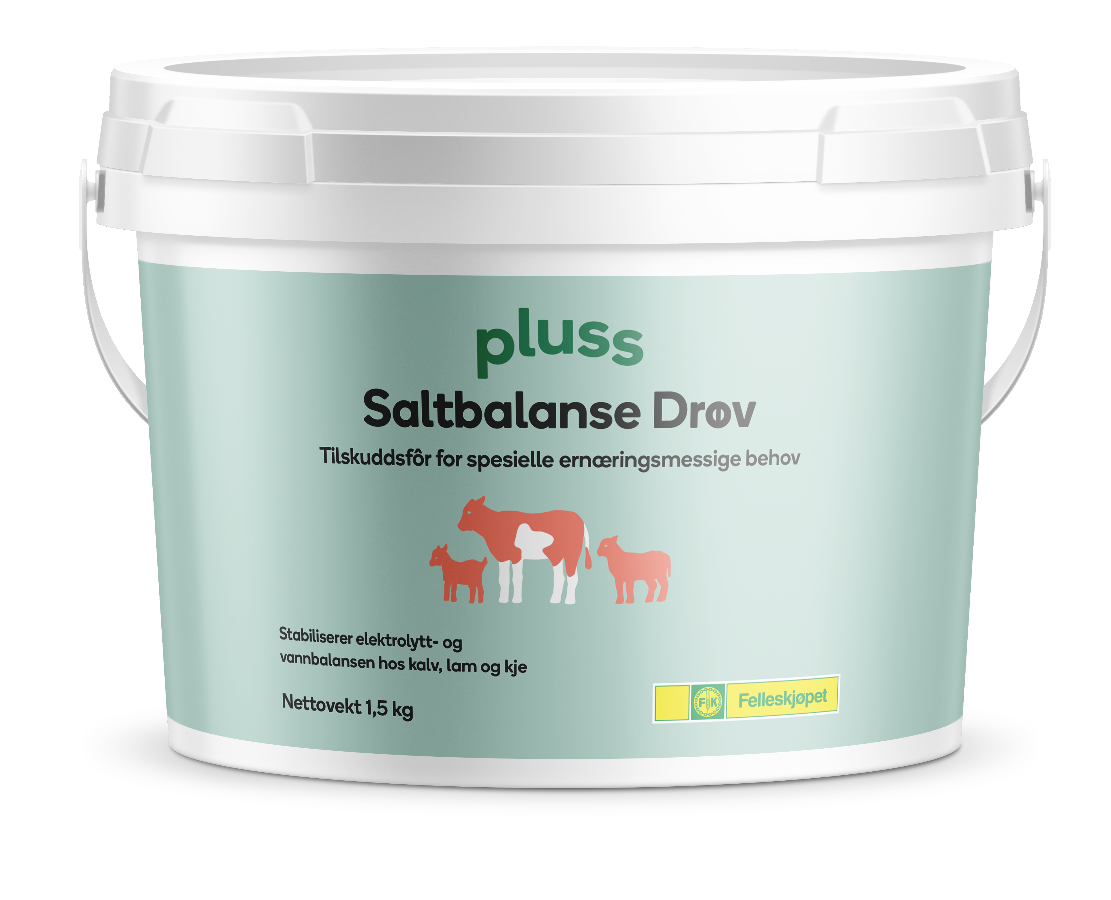 Saltbalanse drøv 1,5 kg