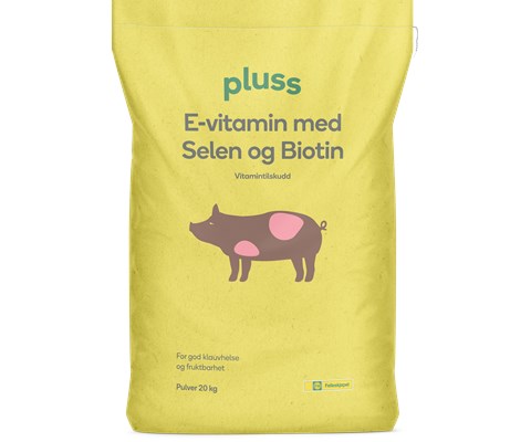 E-Vitamin med Selen og Biotin mel 20 kg