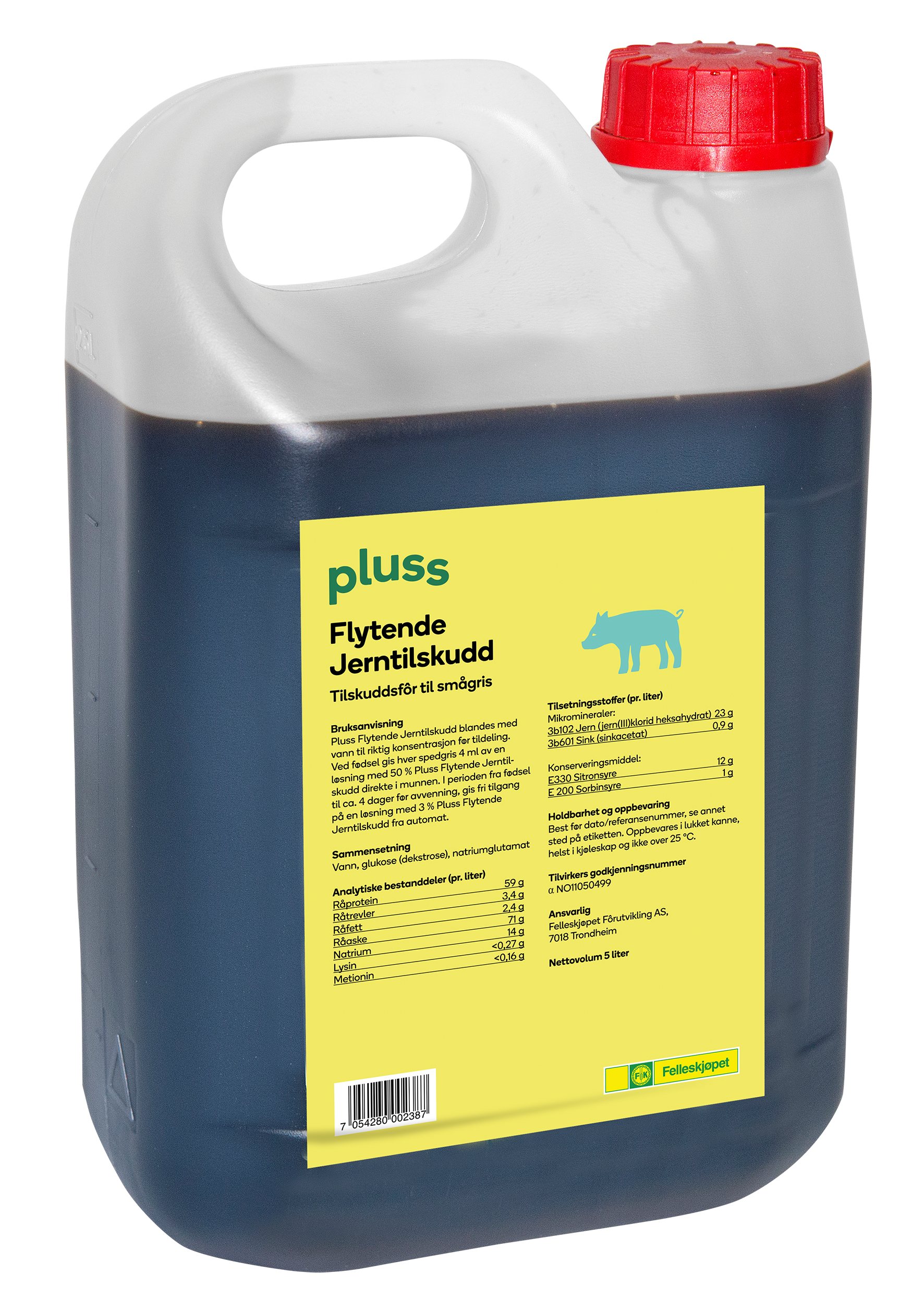 Flytende Jerntilskudd 5 L