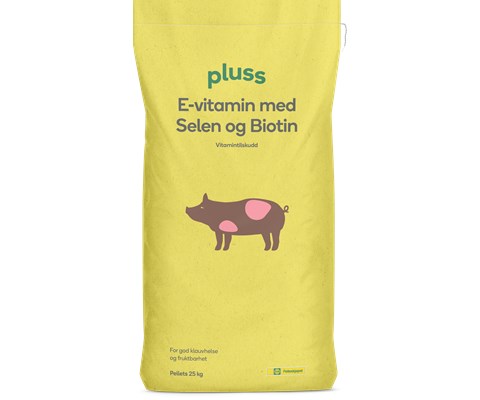 E- Vitamin med Selen og Biotin pellets 25 kg