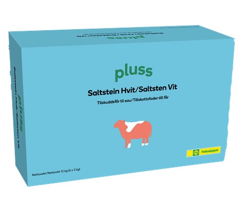 Saltstein hvit 6x2 kg