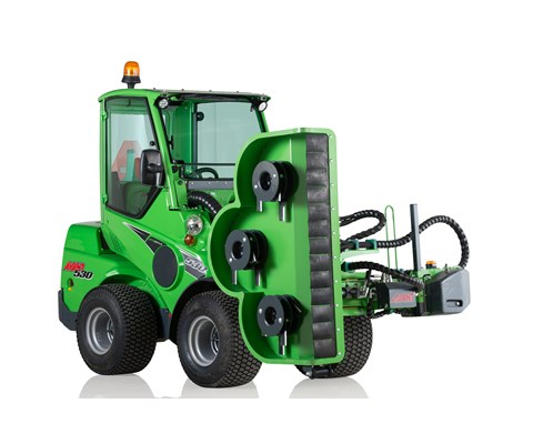 Hekktrimmer med roterende kniver